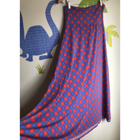 Lularoe Maxi Geometric Print  Long Skirt Sz Small - Picture 3 of 7